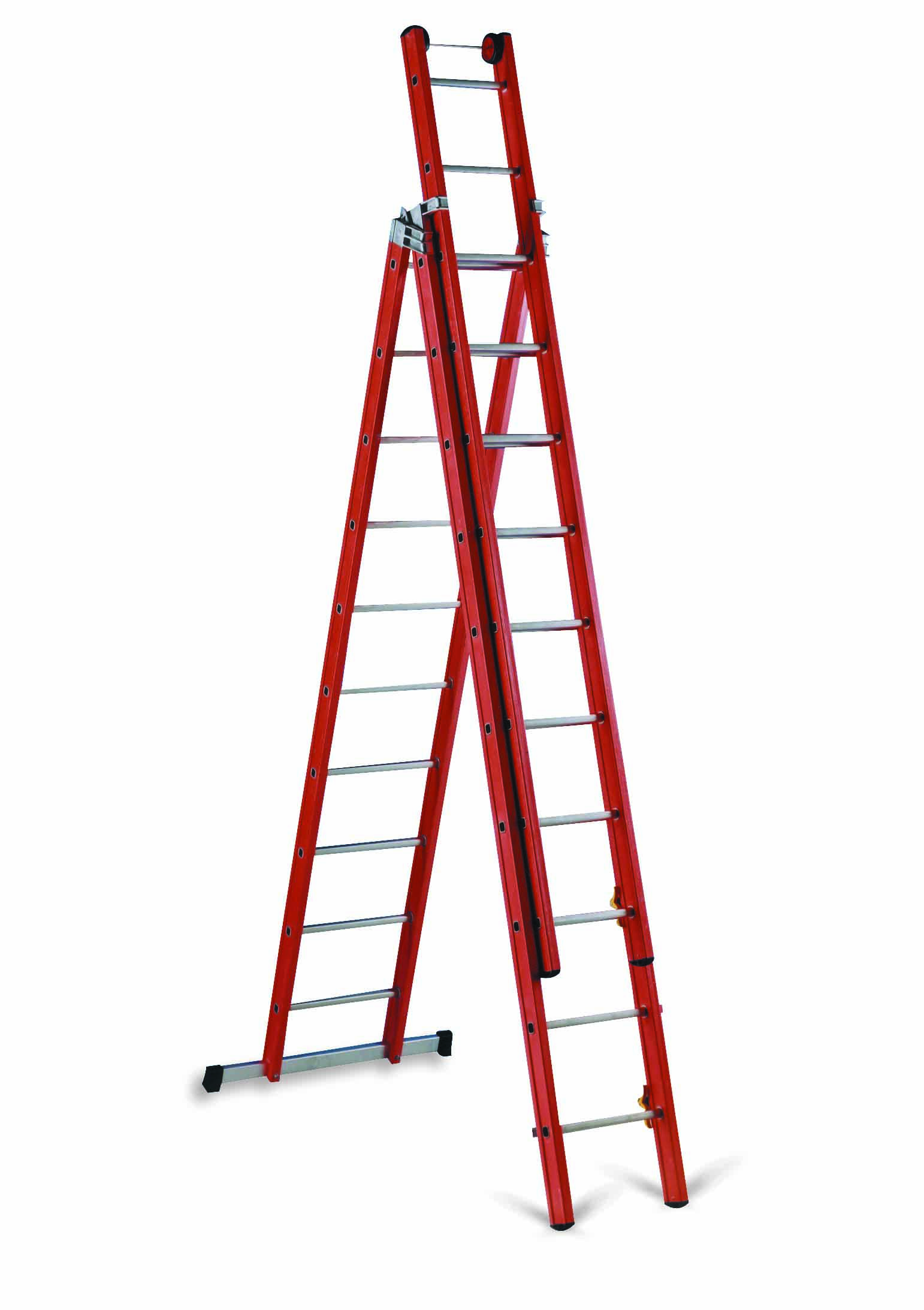 Foto of  Ladder 3-delig, 3x8 