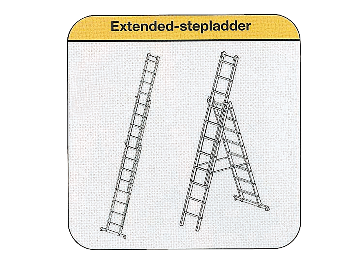 Foto of  Ladder 3-delig, 3x10 