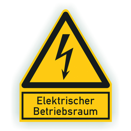 Foto of  Waarschuwingsbord "Elektrischer Betriebsraum" kunststof 