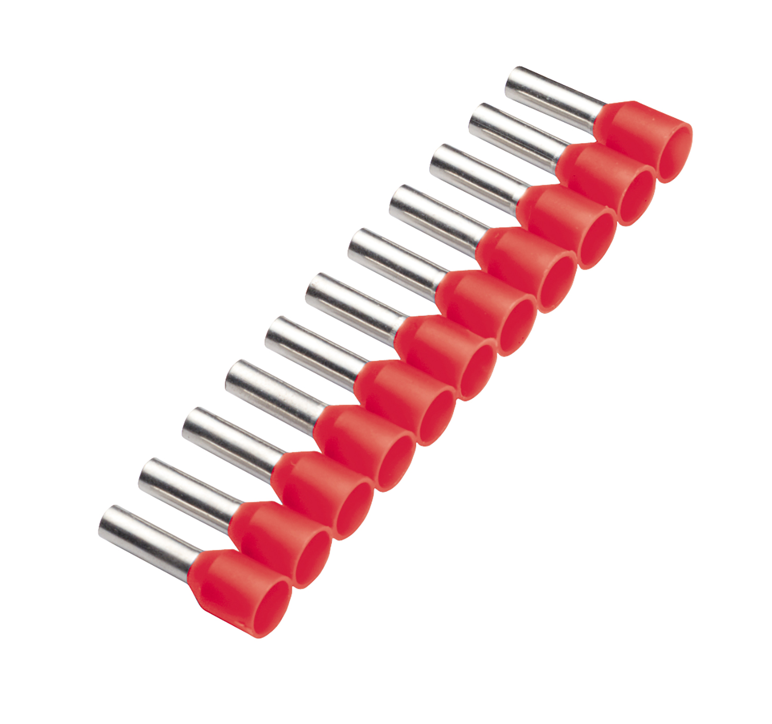 Foto of  GeÏsoleerde Adereindhulzen op Strip, 1mm², rood 