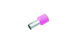  GeÏsoleerde Adereindhuls, DIN 46228, 0,34mm², lengte 6mm, roze 