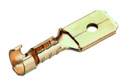  Ongeïsoleerde Vlaksteker, DIN 46248, 1,5 - 2,5mm², lengte 20mm 