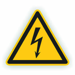  Waarschuwingssymbool voor Elektrische Spanning 